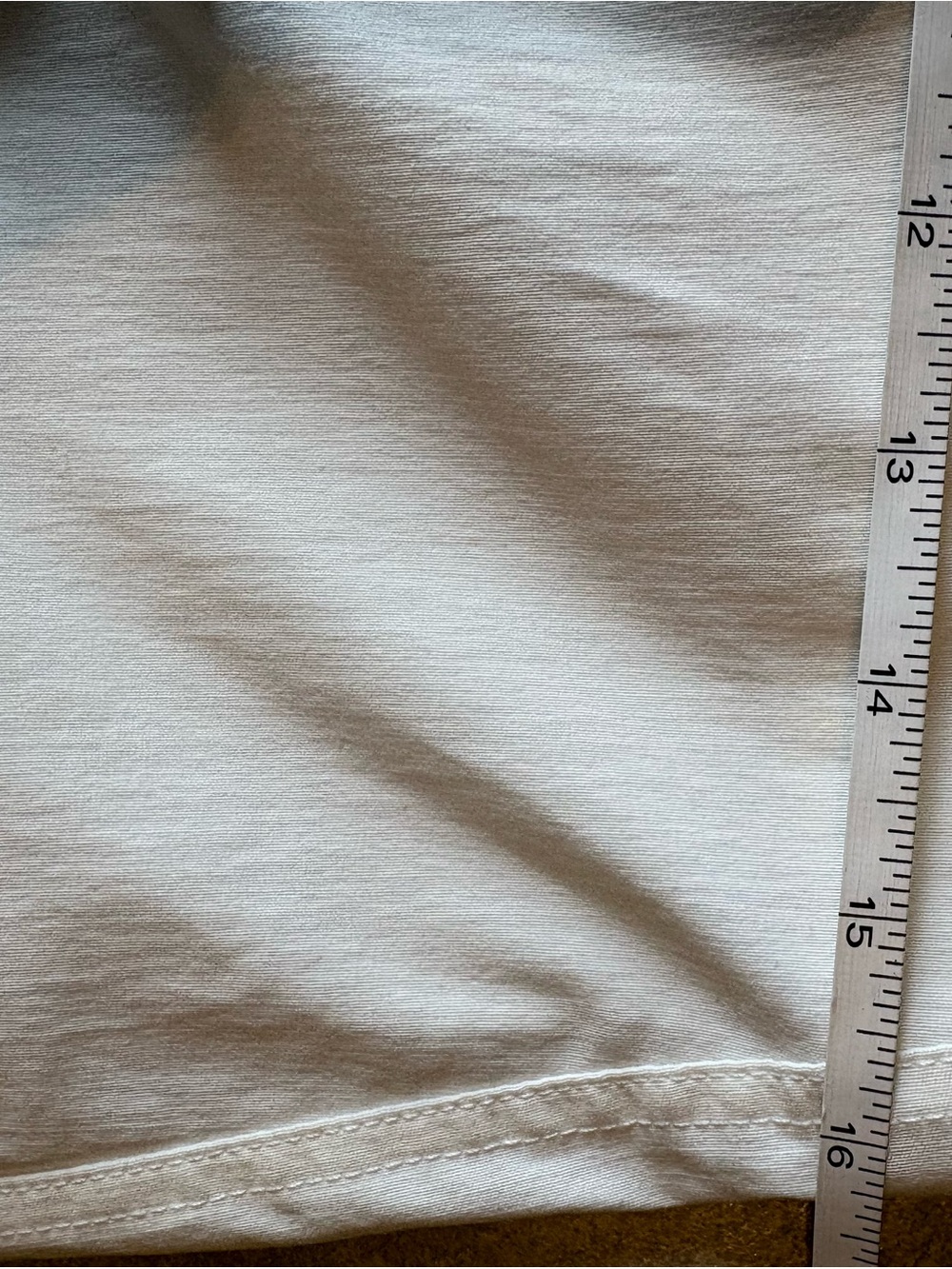 White Cropped Drawstring Hem Pants - Picture 5 of 10